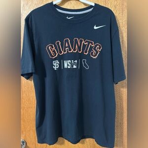 Vintage San Francisco Giants Nike T Shirt Mens XL World Series 2014 Baseball